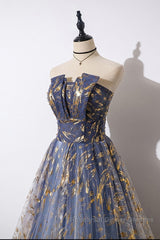 Unique tulle lace long Semi Formal Prom Dresses tulle formal Dresses