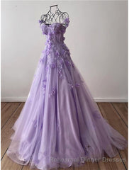 A-Line Semi Formal Prom Dresses Elegant Dress Semi Formal Prom Sweep / Brush Train Sleeveless Sweetheart Tulle with Pleats Sequin Appliques