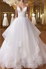 White v neck tulle long Semi Formal Prom Dresses white tulle evening Dresses