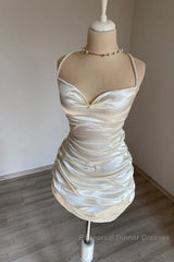 WomenS Satin Dresses After Party Bridesmaid Dresses Semi Formal Prom Dress
